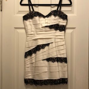 White Lacey Mini Dress